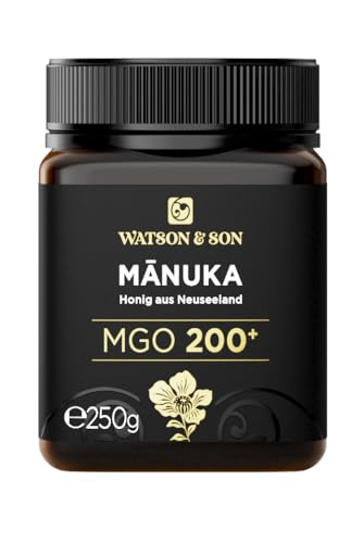 Watson & Son Manuka Honig MGO 200+ 250g | Premium Qualität aus Neuseeland
