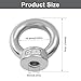 PHITUODA 10 Pcs M6 304 Stainless Steel Lifting Eye Nut, 1/4