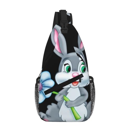 Sac à dos lapin de Pâques imprimé tendance pour homme sac décontracté léger