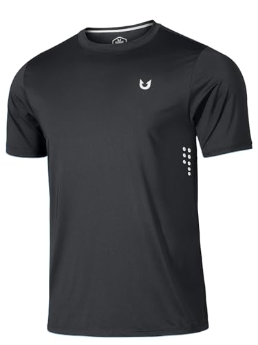 Image of NORTHYARD Men's Athletic Running T-Shirts Quick-Dry Lightweight Workout | Gym, Hiking, Outdoor, Tennis, Sport, Casual, Fishing, Basketball, UPF 50+, Breathable, Moisture-wicking, Reflective Printed