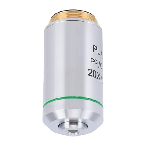 Objectif de microscope Plan 20X en verre optique haute résolution Akozon RMS 20,2 mm - 7