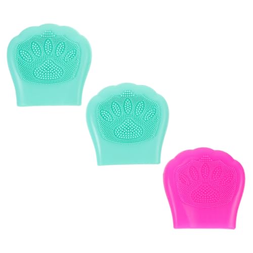LRXIYODE Cepillos Faciales de Silicona Forma de de Gato Suaves y Duraderos para Limpieza Profunda y Exfoliación Portátiles y Seguros para Tipo de Colores Aleatorios Color