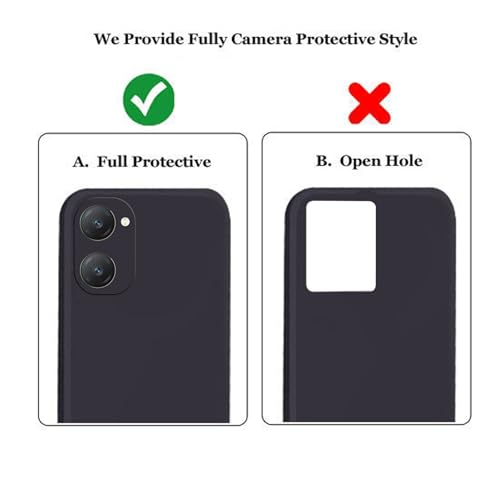 Image of A rtistque Back Cover Case for iQOO Z9 Lite 5G / Vivo T3 Lite 5G with Camera Protection | Shockproof TPU | Stylish Protective Design | Slim Fit | Ultra Matte | Z9 Lite / T3 Lite Back Cover - Black