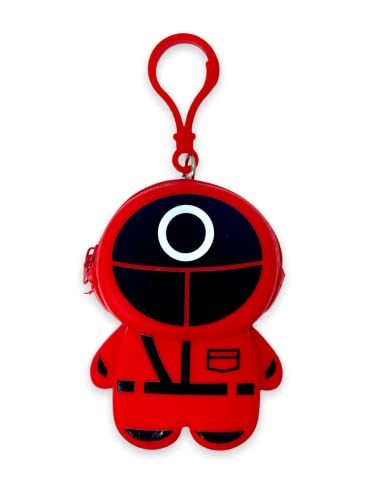 Image of AUGEN Cute Pop It Coin Purse Pouch Keychain For Gifting With Key Ring Anti-Rust (Pack Of 1)