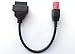 Produktbild 6-poliger OBD-Motorradadapter, Euro5, 6-polig, Motorrad-Diagnose, OBD2, Motorrad, K-Line, CAN-Bus-Kabel für Yama-ha Hon-da Su-zu-ki BENE-LLI, Schwarz