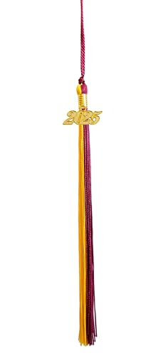 Image of 2025 Tassel Graduation,Maroon and Gold Tassel 2025