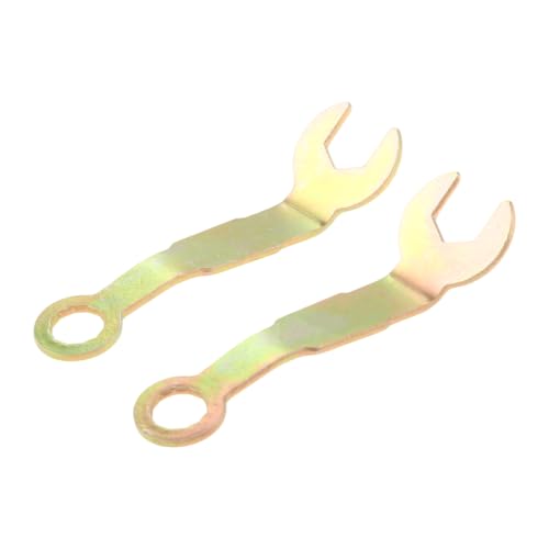 dophee - Llave de ajuste para puertas empotradas pivotantes de 3/8 pulgadas, 2 piezas, llave abierta angular para puertas correderas de clóset, RV y reparación doméstica miniatura 1