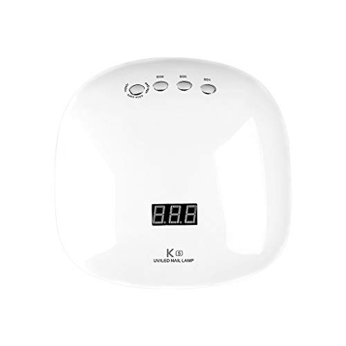 Preisvergleich Produktbild Luccase PP Nageltrockner Maschinen Kit Intelligente Induktion 48W Führte Fototherapie Maschinen Nageldesign Nagellack Trockner für Nagelpflege, 23x21 cm (Weiß)