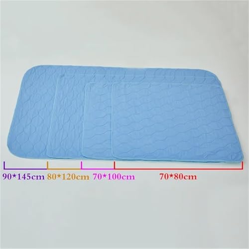 Coussin de lit lavable bleu avec couches absorbantes contre l'humidité