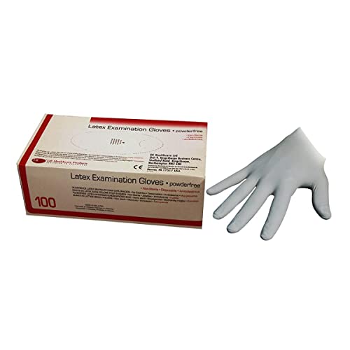 DE Healthcare Products - Latexhandschuhe puderfrei; Gr.L; 100Stk