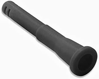 4" Silicone Downstem Stem 14mm Female to 18mm Male (Black)