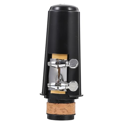 CIMAXIC Elegant Clarinet Mouthpiece Cap for Sax and Clarinet Players Plastic Bamboo Metal