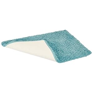Amazon Brand - Solimo Premium Anti Slip Microfibre Bathmat - 80cm x 50cm, Dusty Turquoise