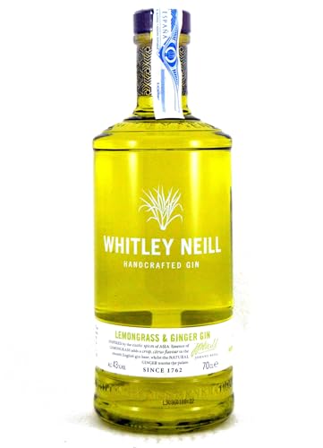 Whitley Neill Lemongrass & Ginger (Lemongrass & Jengibre) Gin - 700 ml