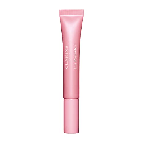 CLARINS Lip Perfector, 21 Soft Pink Glow | 2-In-1 Color Balm for Lips + Cheeks | Nourishes and Plumps Lips | Adds Buildable Color to Cheeks for Natural Glow