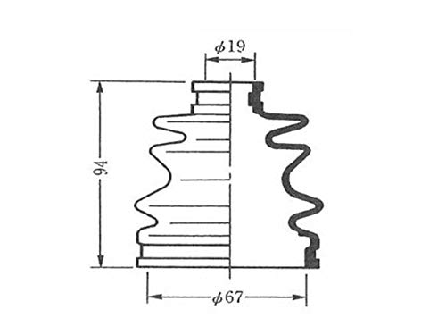 セイケン(Seiken) ドライブシャフトブーツキット SB17 600-00017