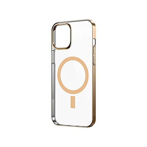 Coque iPhone 7 8 SE 2020 transparente avec contour galvanisé or antichoc