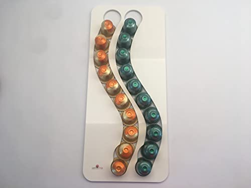 Dispensador de 20 cápsulas de café (Nespresso) Blanco Cover