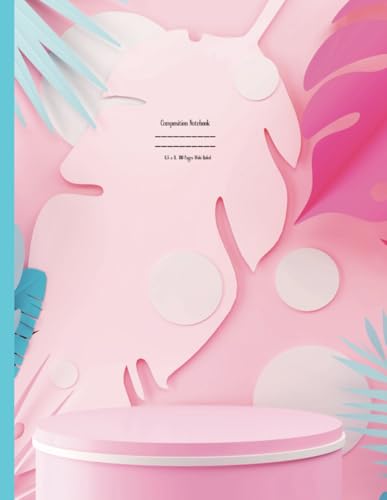 Unique Aesthetic Composition Notebook-"Turning Over A New Leaf": Matte |