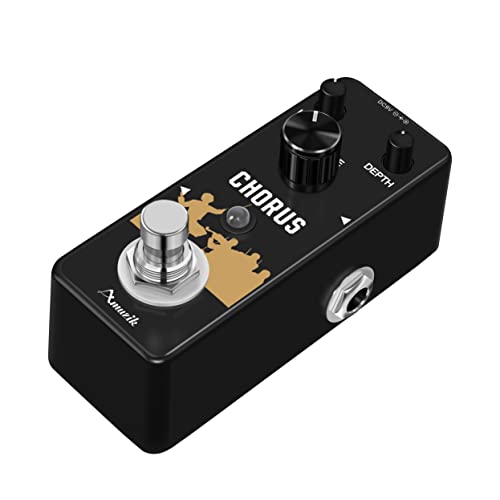 Amuzik Analog Chorus Effect Pedal Guitar Chorus For Electric Guitar With High Warm Classic Chorus Bbd Circuit Pedal Uses The Rare Mn3007 Chip Of Ture Bypass #TOP4