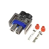 BTYSEQ 1-20 Kit 2 Hole Automotive Compressor Air Conditioner For 12162017 H1348-2P H1490-2P DJ70217A-1.5-11 21(Female set,20Sets)