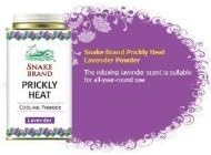 Prickly Heat Powder Snake Brand (150 Gram); Lavender Cool Talcum for Sport Girl and Men 3 Cans