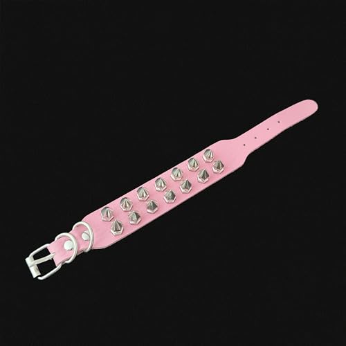 Spike Studded Punk Bracelet for Women Men Punk Biker Wide Strap Leather Bracelet Gothic Leather Spike Cuff with Spikes Adjustable4