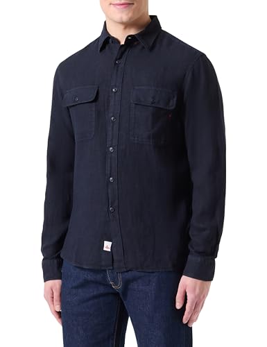 Replay M4147 Camisa, 970 Dark Navy, XXL Hombres
