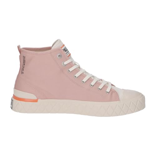 Image of Palladium Unisex Palla Ace Mid Organic Canvas Lace Up Sneaker