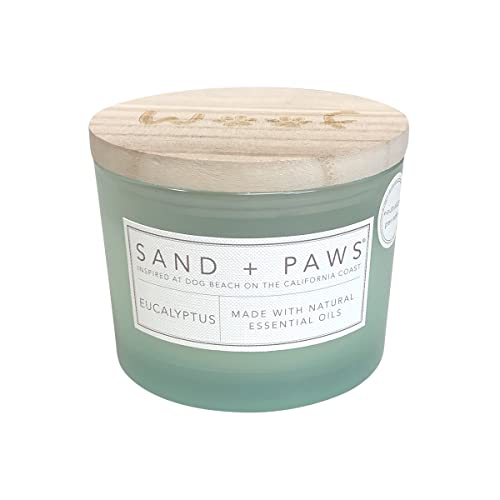Sand-Paws-Scented-Candle-Eucalyptus-Additional-Scents-and-Sizes-Luxurious-Air-Freshening-Jar-Candles-Neutralize-pet-Odors-and-Enhance-Home-decor--100-Cotton-Lead-Free-Wicks-12-oz Sand Paws Scented Candle Eucalyptus Additional Scents and Sizes Luxurious Air Freshening Jar Candles Neutralize pet Odors and Enhance Home decor–100 Cotton Lead Free Wicks 12 oz