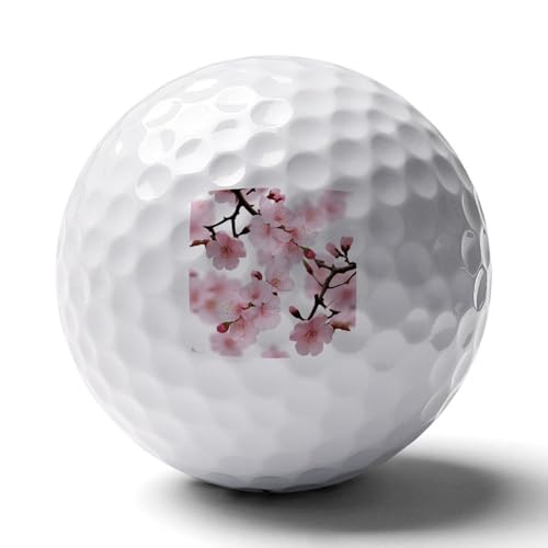 Cherry Japanese Cherry Blossom Golf Balls Golf Balls For Men Golf Ball Bulk Callaway Golf Balls Range Golf Balls Best Golfballs For Women Distance Golf Balls Golf Accessories