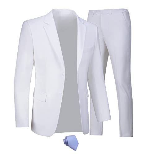 Furuyal Men's Casual Sport Coat Slim Fit Two Button Suit Blazer Lightweight Jackets