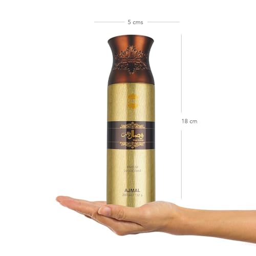 Ajmal Wisal Dhabab Perfume Deodorant 200ml Body Spray Gift For men - Image 3