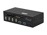 Rosewill 2-Port USB 3.0 4-Port USB 2.0 Hub eSATA Multi-In-1 Internal Card Reader with USB 3.0 Connector (RDCR-11004)
