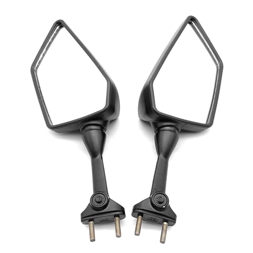 Espejos de moto Kawasaki Ninja 250 EX250 que eliminan puntos ciegos aluminio negro