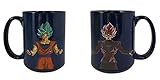 Dragon Ball Super Heat Reveal, Color Changing Ceramic Coffee Mug, 16oz
