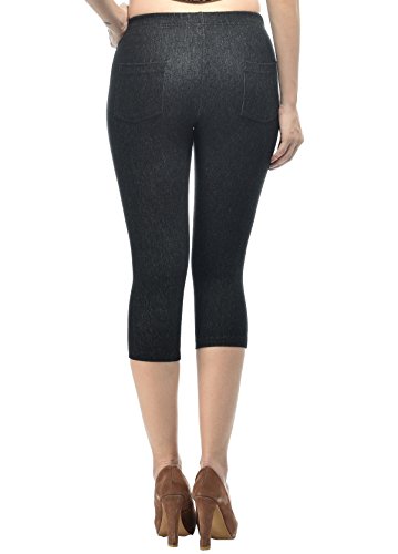 Image of Frenchtrendz Women's Cotton Modal Spandex Stretchable Slim Fit Jegging Capris