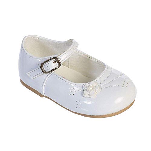 iGirlDress Amanda's Patent Leather Party Shoes 5 M US Infant White