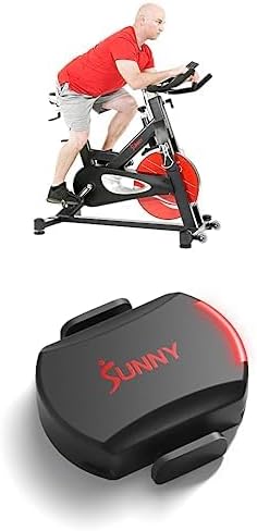 Bundle of Sunny Health & Fitness Evolution Pro II Magnetic Belt Drive Indoor Cycling Bike SF-B1986 + Sunny Health & Fitness Exercise Cycling 2-in-1 Advanced Cadence Sensor CB110