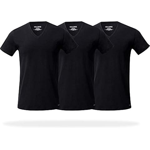Pair of Thieves Men's 3-Pack Super Soft V-Neck T-Shirt Black Cover