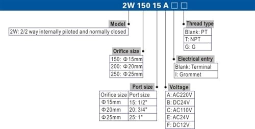 Électrovanne de vidange robuste 2W250-25 pour commutation d'eau durable - 4