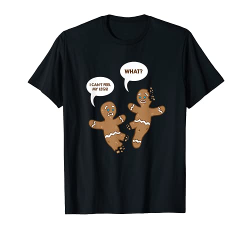 Galleta de Navidad de Navidad para hombre I Can't Feel My Legs Camiseta