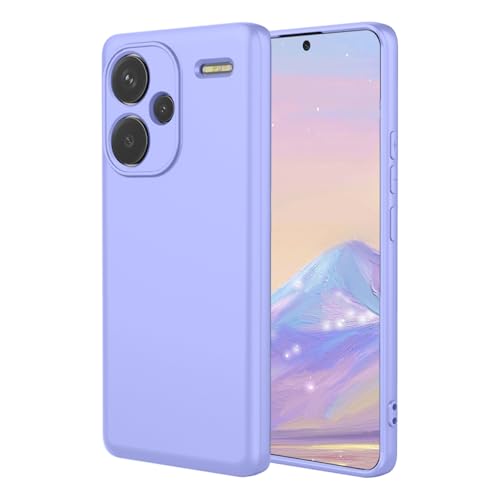 YUECXIN Case for Xiaomi Redmi Note 13 Pro+ Plus 5G, Ultra thin Liquid Silicone Silky Soft Touch Cover