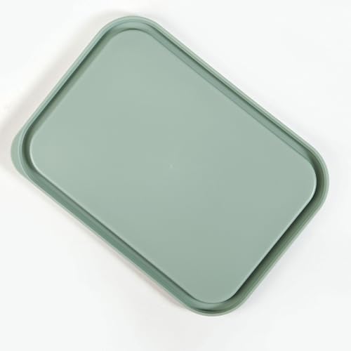 Image of Nestasia Large Replacement Lid for Groovo Glass Container (15.7cm x 22cm) - Durable & BPA-Free PE Lids for Fridge Storage Containers (Green)
