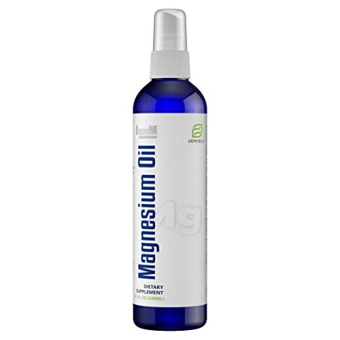 Magnesium Oil Spray | Topical Magnesium | Magnesium Spray | Muscle Relief Support | Relaxation Mineral | Restful Sleep | 96 Day Supply Cover