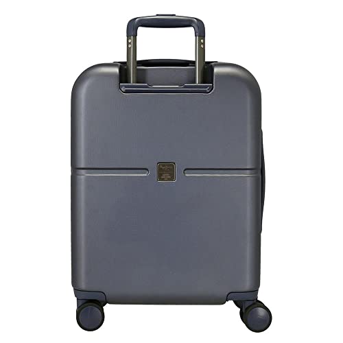 Pepe Jeans Girl's Cabin Suitcase, Blue3