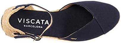 Miniatura 7 de Hecho a mano en España Pubol, cuña de 2 pulgadas, correa en el tobillo punta cerrada clásico tacón de alpargatas