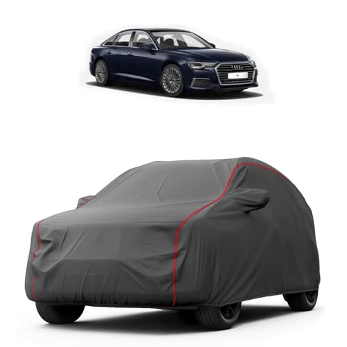Image of Heavy-Duty Car Cover for Compatible with Audi A6 (2019 to 2025 All Models) Deluxe Car Protection Cover - Waterproof & UV-Resistant All-Season Exterior Protection