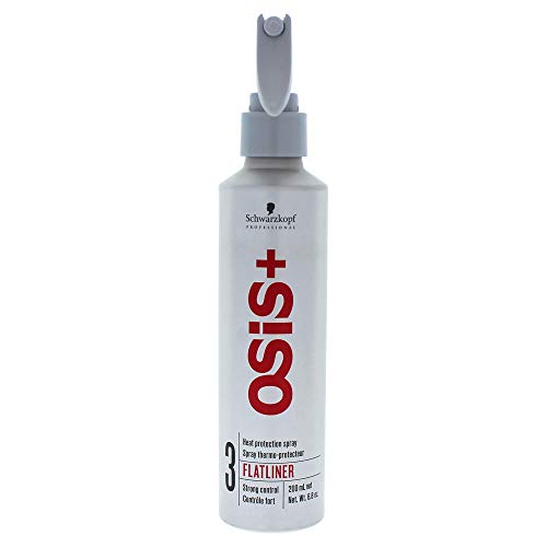 Schwarzkopf OSiS Flatliner glättendes Serum für Hitze-Stylings, Dose mit 200 ml, Unparfümiert