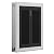 DISHUP Middle Pet Door, Aluminum Frame Doggie Door for Extreme Weather, Double Automatic Closing Magnetic Flaps, Heavy Duty and Durable, for Interior and Exterior Doors or Walls, Up to 50lbs